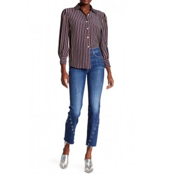 7âforâAll MankindâEdieâEyeletâCutâOffâHemâJeans - Picture 4 of 15